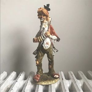 Vintage Emmett Kelly Clown Porcelain Sad Clown NWT